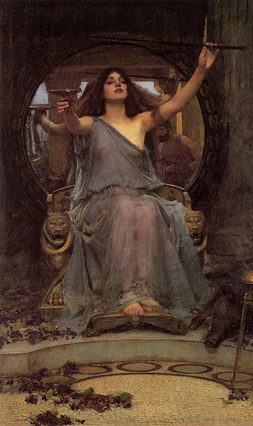 357px-Circe_Offering_the_Cup_to_Odysseus by John William Waterhouse